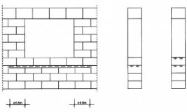 Схема армирования проемов из пеноблоков под окнами