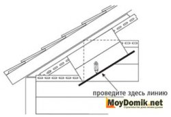 Правильный угол для резки сайдинга