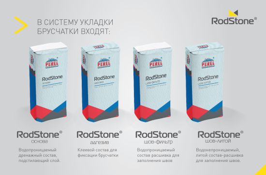 Система мощения брусчатки «RodStone – Основа»