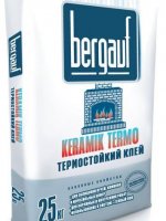 Клей для печной плитки Bergauf KERAMIK TERMO