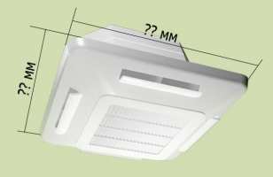 Схема экрана для потолочного кондиционера