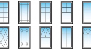 Варианты декоративной раскладки для окон