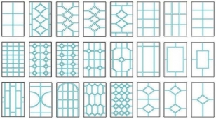 Разновидности шпросов (раскладки) на окна