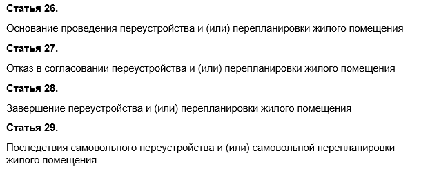 Статьи Жилищного Кодекса, регулирующие согласование остекления